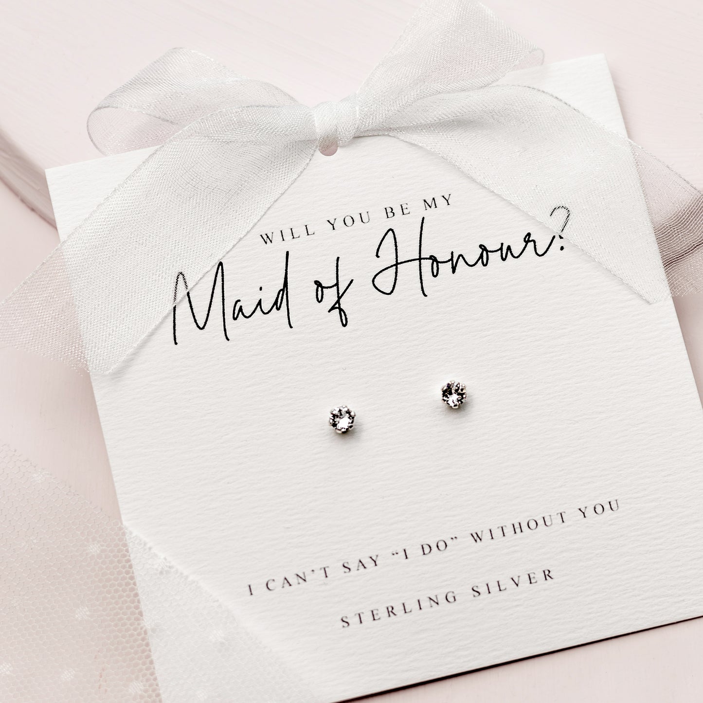 Will You Be My Maid of Honour Earrings