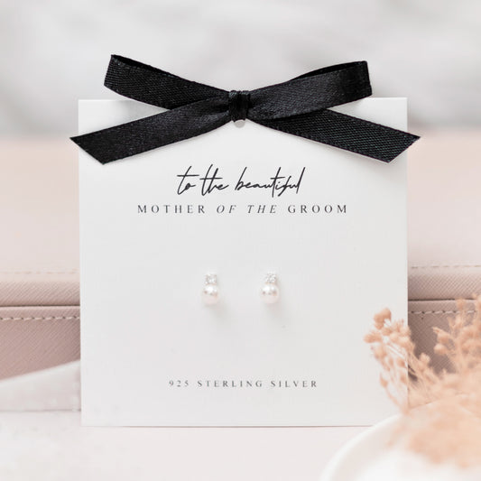 Mother Of The Groom Pearl Earrings